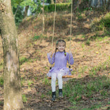 kids Wood Tree Swing Seat for Indoor and Outdoor