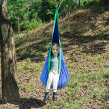 Kids Pod Swing Seat 100% Cotton Child Hammock Chair for Indoor and Outdoor use