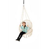 Handmade Macrame Hammock Swing Chair for indoor and outdoor