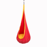 Kids Pod Swing Seat 100% Cotton Child Hammock Chair for Indoor and Outdoor use